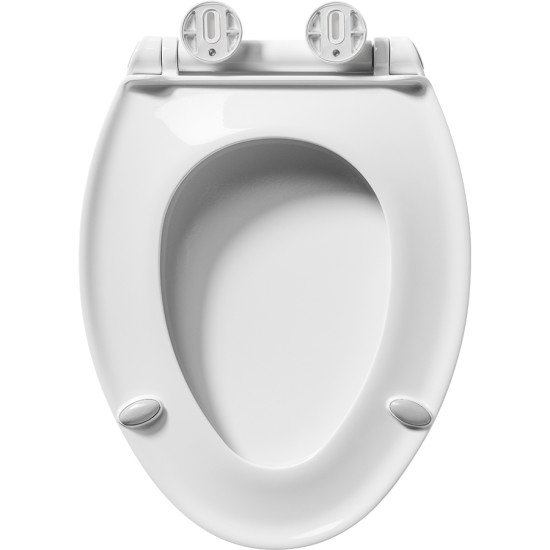 Bemis Push n'Clean™ Toilet Seat 1597SLOW 000