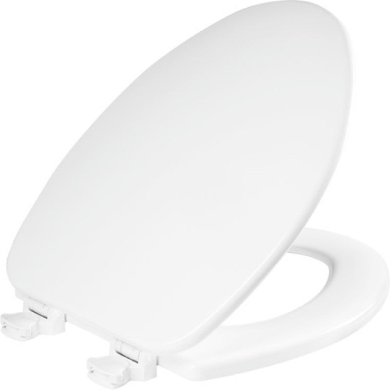 Church 685E3 000 Residential Elongated Molded Wood Toilet Seat with