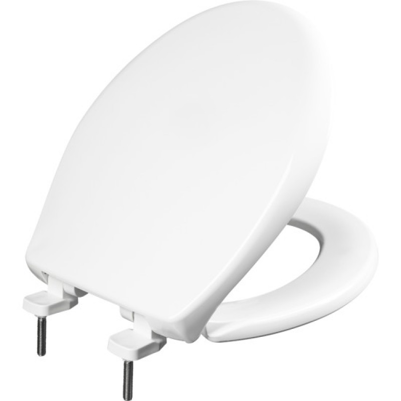LibraS Heavy Duty Soft Close Elongated Toilet Seat Cover Easy Install & Clean