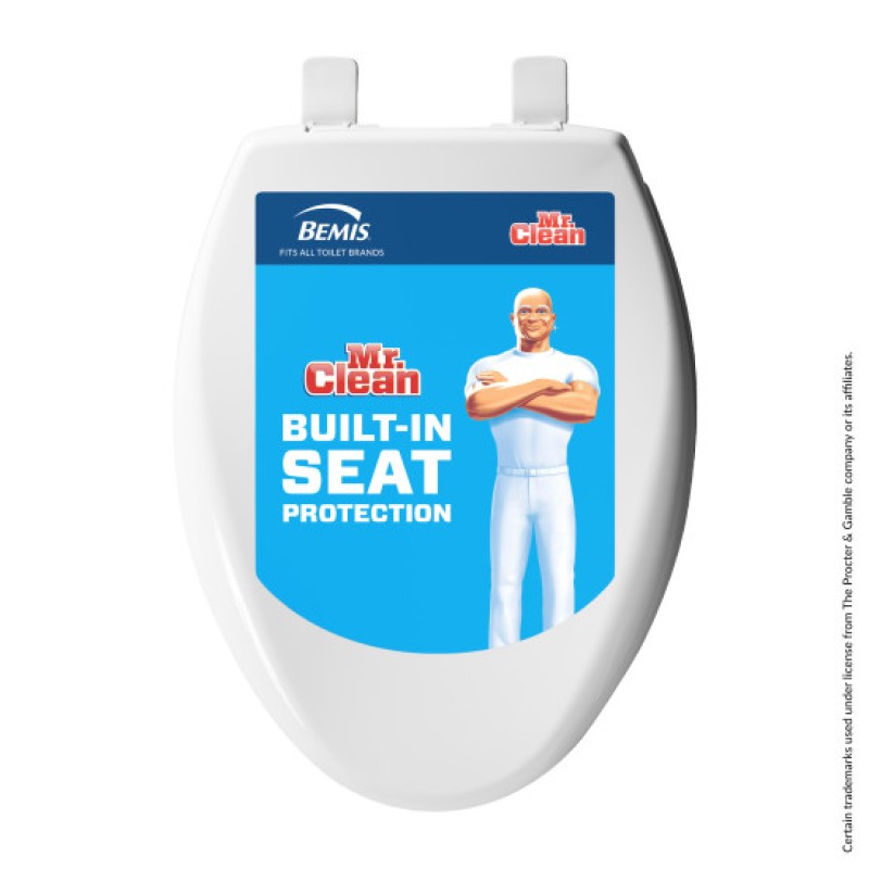 Bemis WC-Sitz Länglich, Weiß – Mit Soft-Close & Easy-Clean Scharnieren