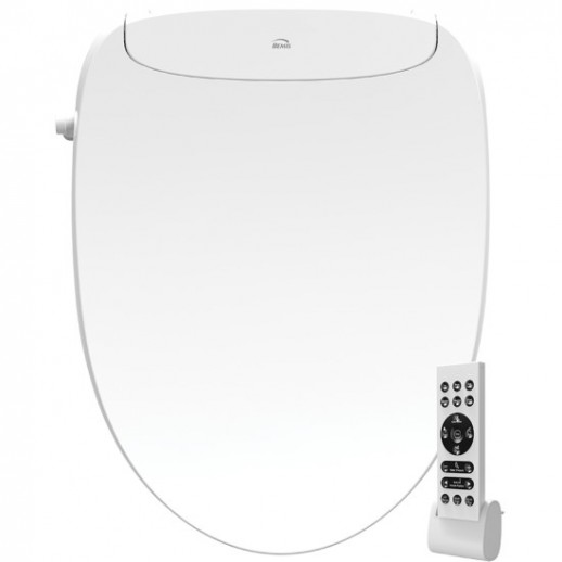 Elongated White Bemis Bidet Toilet Seats