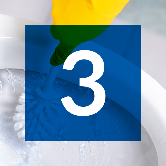 r clean toilet 3 easy steps