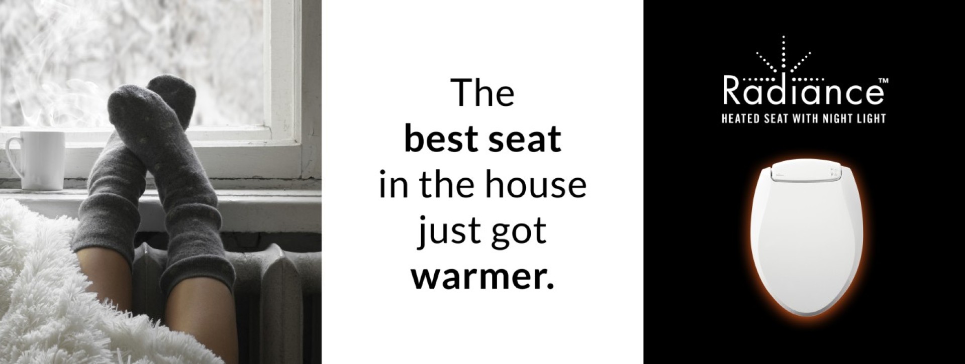 radiance landing page header best seat