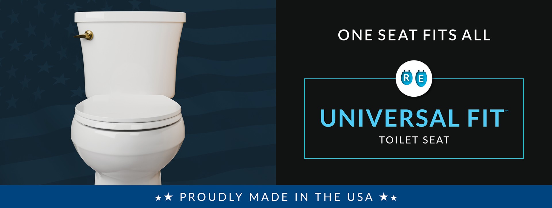 universal fit landing page header